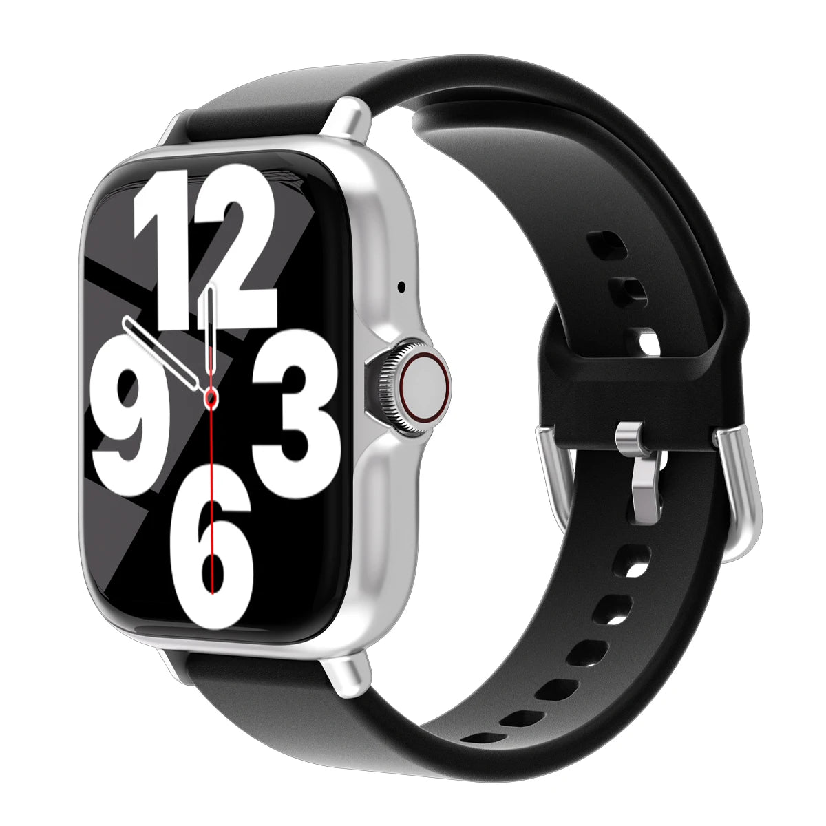1,83'' wasserdichte Smartwatch mit Nachricht, Antwort, Anruf, Schlafüberwachung, Sport, Schrittzähler, Informationswarnungen für iPhone und Android