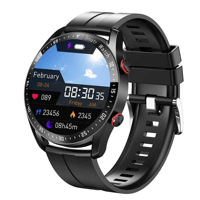 Sport-Smartwatch für Herren und Damen HD-Bildschirm EKG+PPG Bluetooth-Anruf GPS-Tracker Herzfrequenzmesser IP68 Wasserdicht SmartWatch 2026 Neu