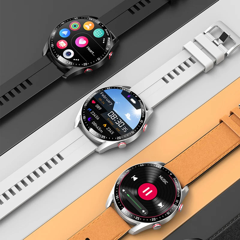 Sport-Smartwatch für Herren und Damen HD-Bildschirm EKG+PPG Bluetooth-Anruf GPS-Tracker Herzfrequenzmesser IP68 Wasserdicht SmartWatch 2026 Neu