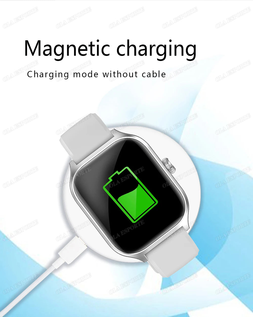 2026 Smartwatch Android iOS Telefon 2,01 Zoll Farbdisplay Bluetooth Anrufannahme Fitness-Uhr Tracker Smartwatch für Damen und Herren Neu