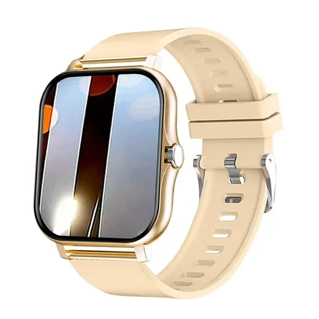1,83 ''Sport Smart Uhr Fitness Uhr Gesundheit Monitor Wasserdichte Smartwatch Drahtlose Anruf Uhren für Männer Frauen IOS Android 2025