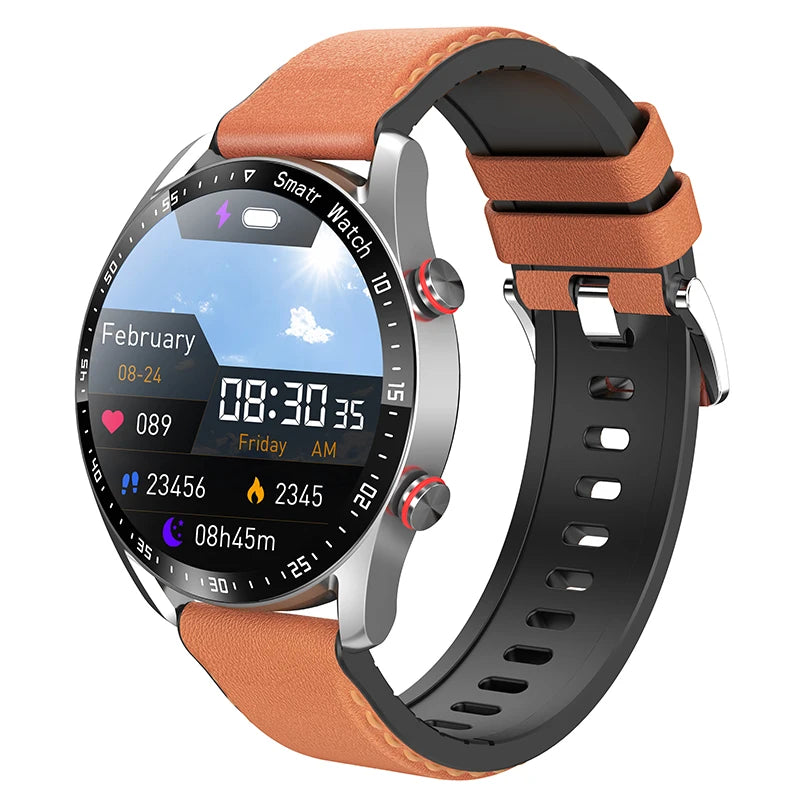 Sport-Smartwatch für Herren und Damen HD-Bildschirm EKG+PPG Bluetooth-Anruf GPS-Tracker Herzfrequenzmesser IP68 Wasserdicht SmartWatch 2026 Neu