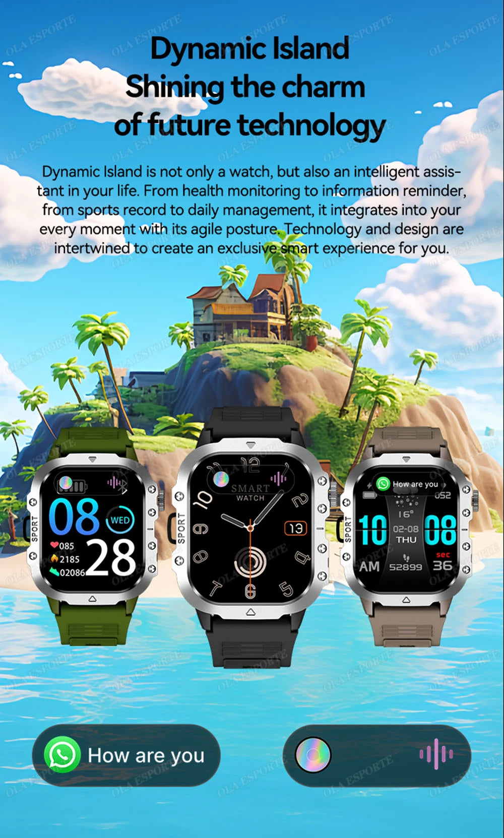 2026 Neue Robuste Militär-GPS-Smartwatch für Herren Bluetooth-Anruf Gesundheitsüberwachung Sport 5ATM Wasserdichte Smartwatches Mann Pk HW12