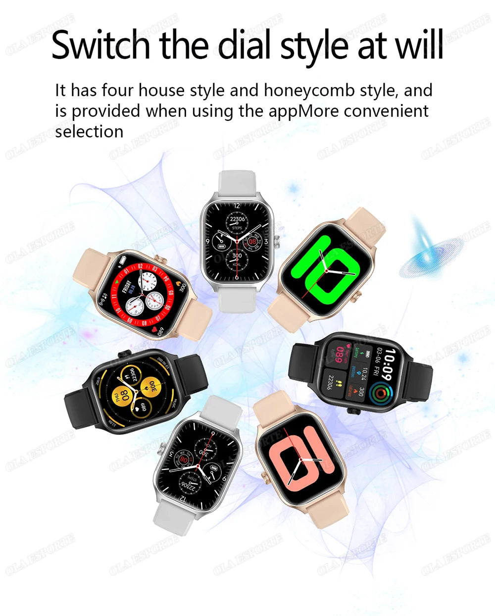 2026 Smartwatch Android iOS Telefon 2,01 Zoll Farbdisplay Bluetooth Anrufannahme Fitness-Uhr Tracker Smartwatch für Damen und Herren Neu