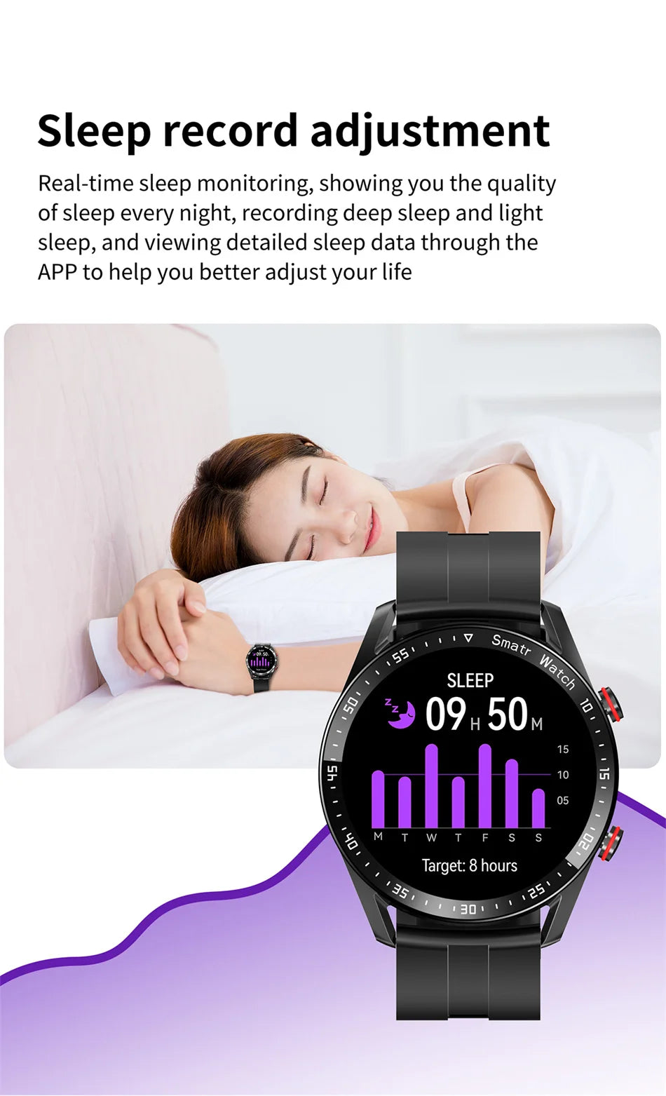 Sport-Smartwatch für Herren und Damen HD-Bildschirm EKG+PPG Bluetooth-Anruf GPS-Tracker Herzfrequenzmesser IP68 Wasserdicht SmartWatch 2026 Neu
