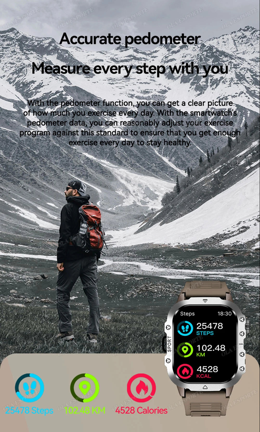 2026 Neue Robuste Militär-GPS-Smartwatch für Herren Bluetooth-Anruf Gesundheitsüberwachung Sport 5ATM Wasserdichte Smartwatches Mann Pk HW12